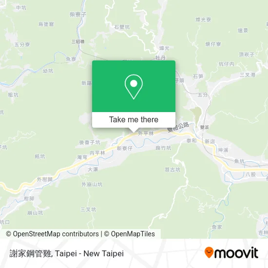 謝家鋼管雞地圖