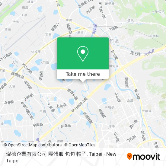 燿德企業有限公司 團體服 包包 帽子 map