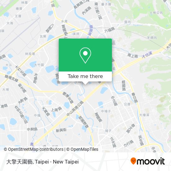 大擎天園藝 map