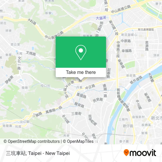 三坑車站 map