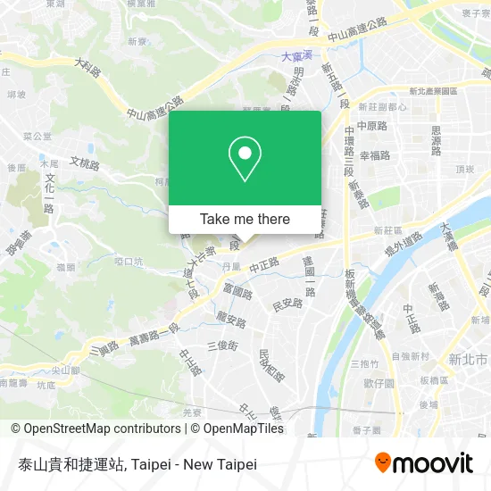 泰山貴和捷運站地圖