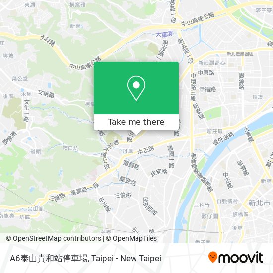 A6泰山貴和站停車場 map