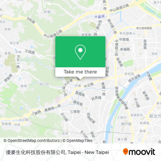 優麥生化科技股份有限公司 map