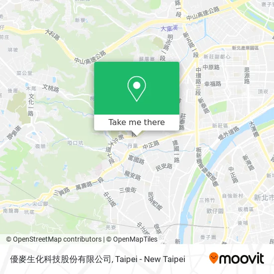 優麥生化科技股份有限公司地圖
