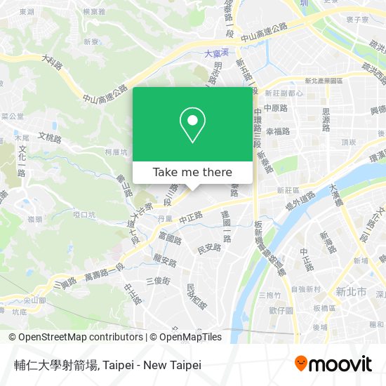 輔仁大學射箭場 map