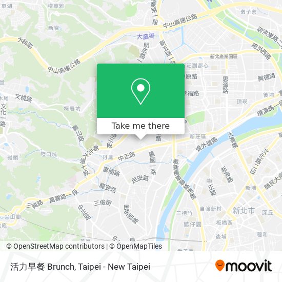 活力早餐 Brunch map