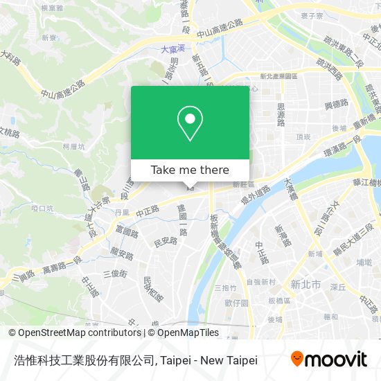 浩惟科技工業股份有限公司 map