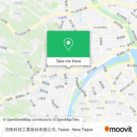 浩惟科技工業股份有限公司 map