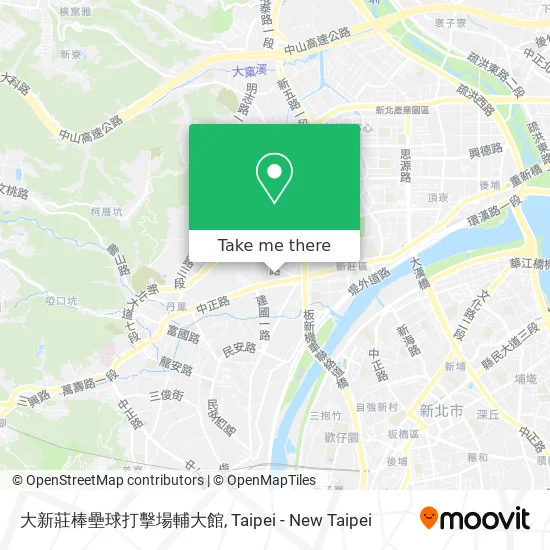 大新莊棒壘球打擊場輔大館 map