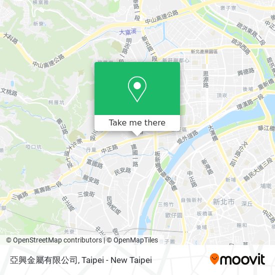 亞興金屬有限公司 map