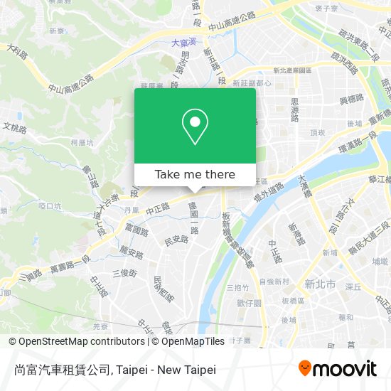 尚富汽車租賃公司 map