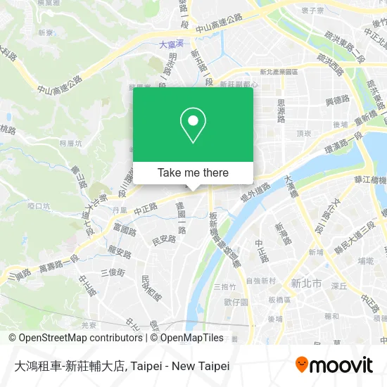 大鴻租車-新莊輔大店地圖