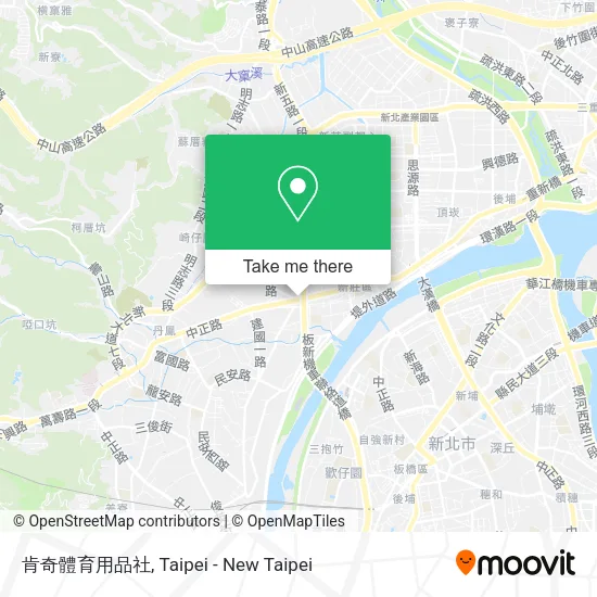 肯奇體育用品社地圖