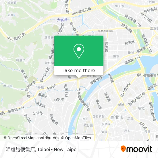 呷粗飽便當店 map