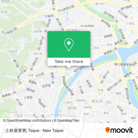 士林廣東粥 map
