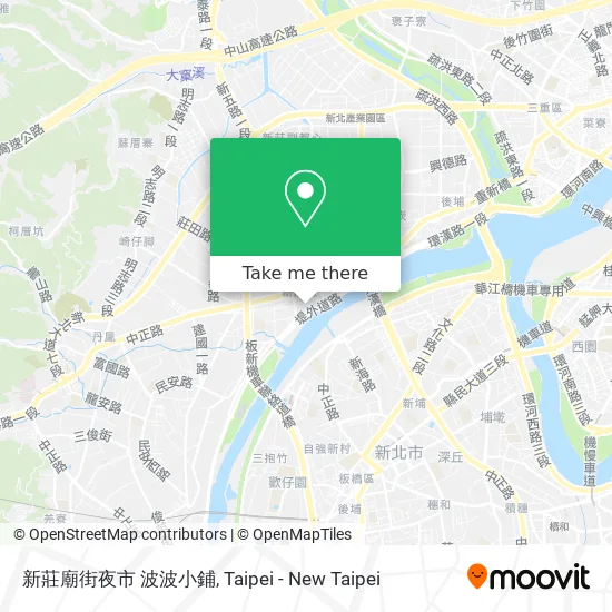 新莊廟街夜市 波波小鋪地圖