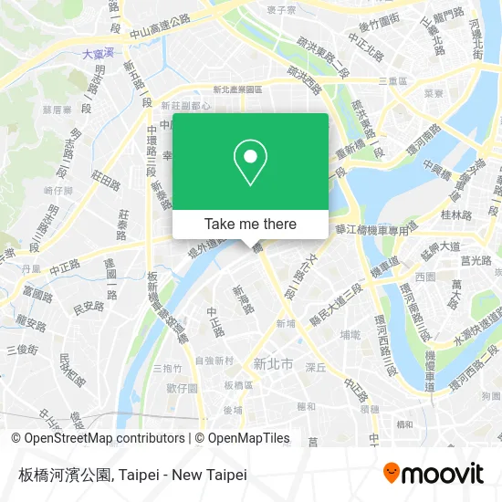 板橋河濱公園 map