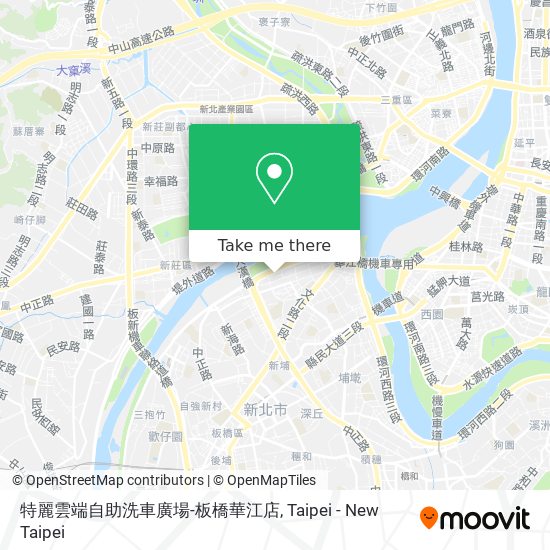 特麗雲端自助洗車廣場-板橋華江店 map