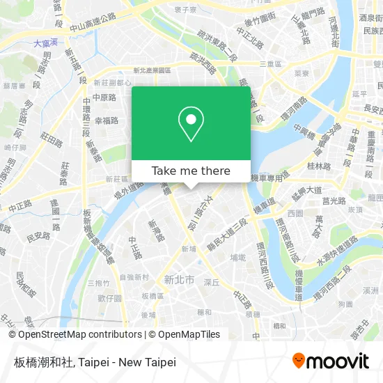 板橋潮和社地圖