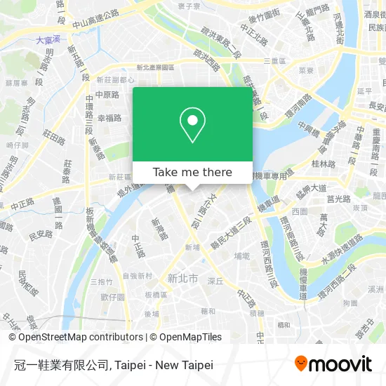 冠一鞋業有限公司地圖