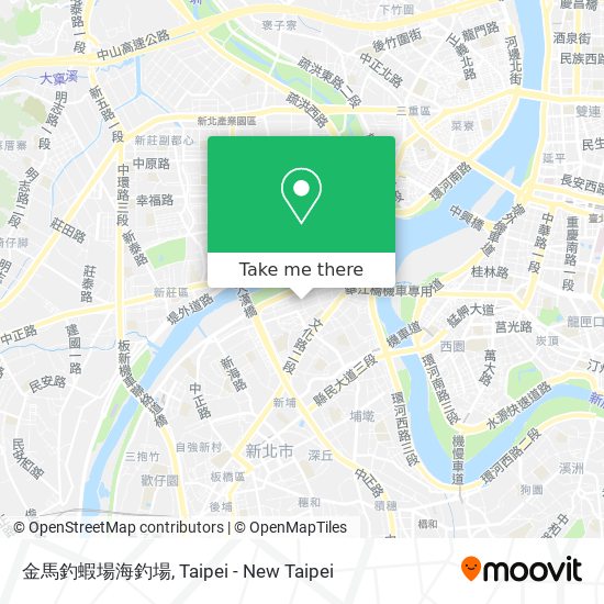 金馬釣蝦場海釣場地圖