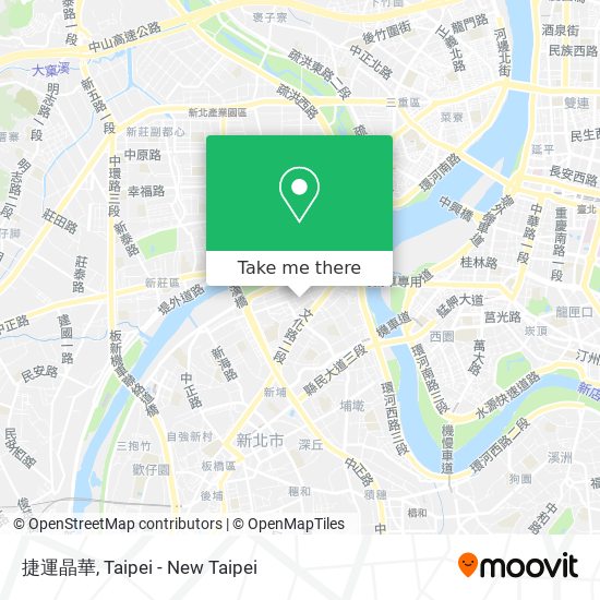 捷運晶華 map