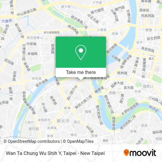 Wan Ta Chung Wu Shih Y map