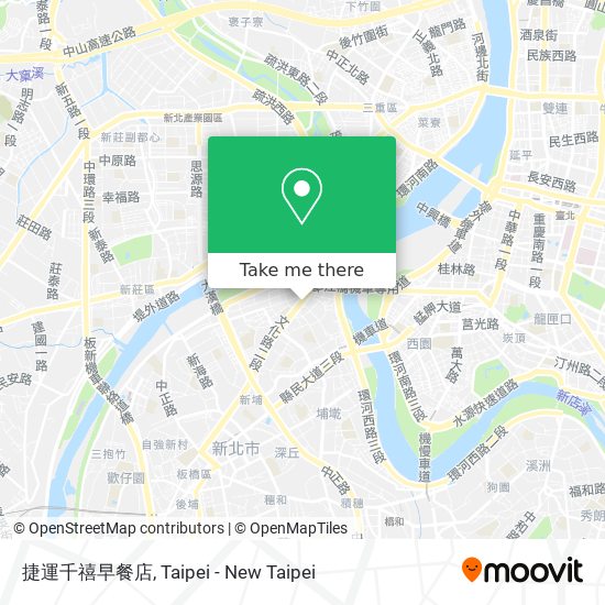 捷運千禧早餐店 map