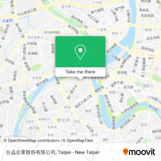 台劦企業股份有限公司地圖