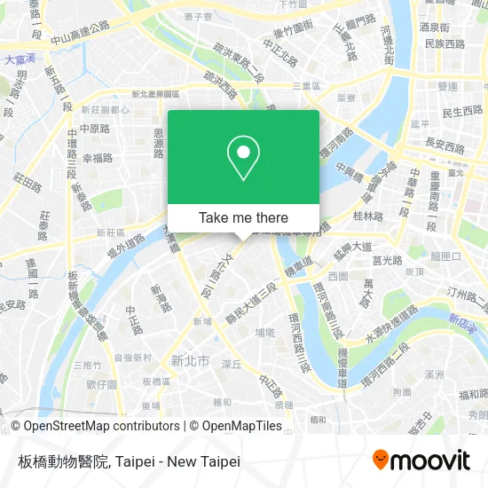 板橋動物醫院 map