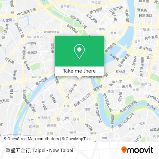 重盛五金行地圖