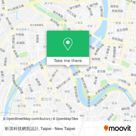 昕淇科技網頁設計 map