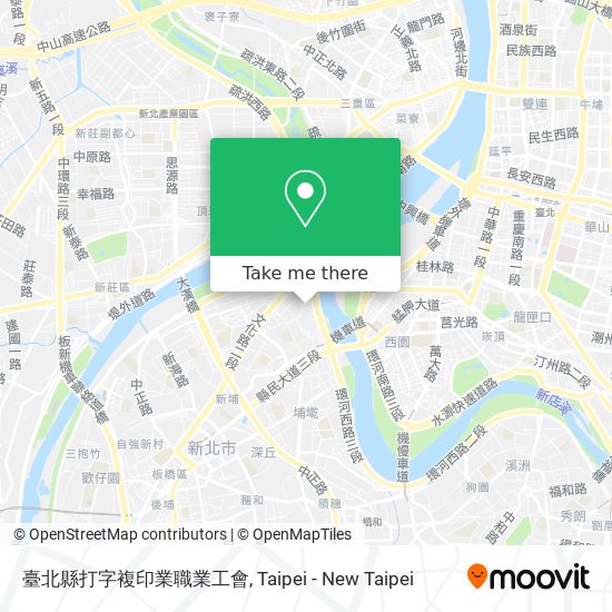 臺北縣打字複印業職業工會 map