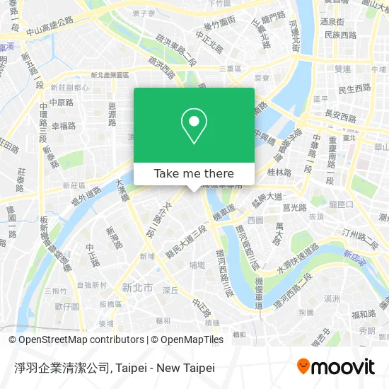 淨羽企業清潔公司地圖
