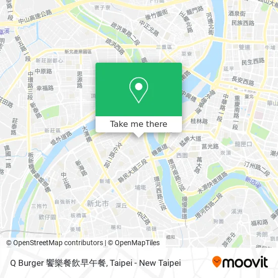 Q Burger 饗樂餐飲早午餐地圖