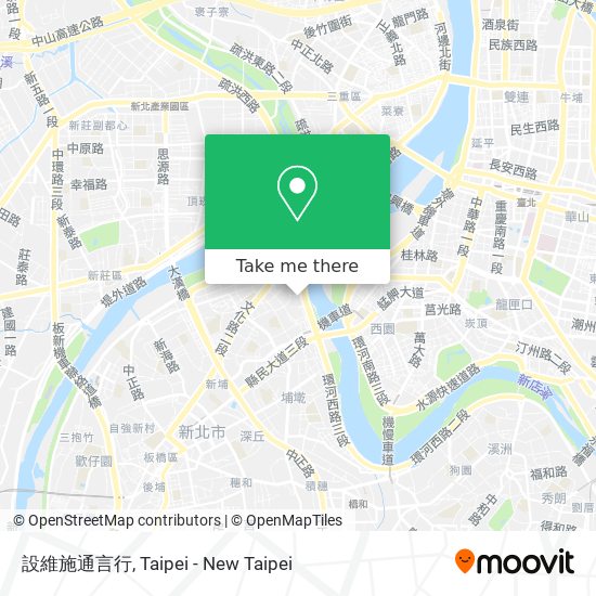 設維施通言行 map