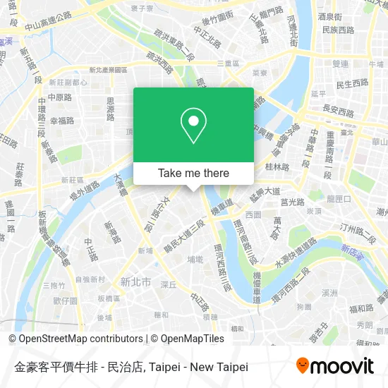 金豪客平價牛排 - 民治店 map