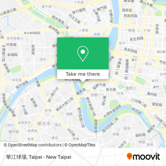 華江球場 map