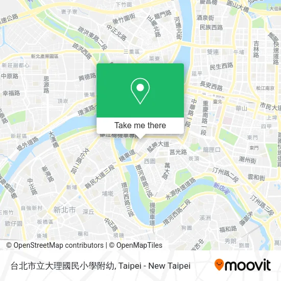 台北市立大理國民小學附幼地圖