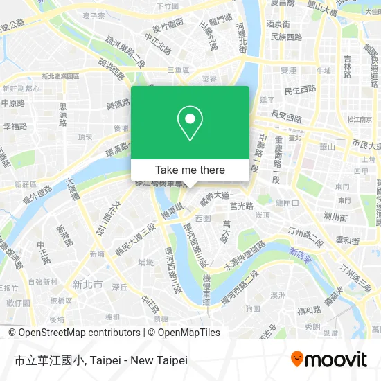 市立華江國小地圖
