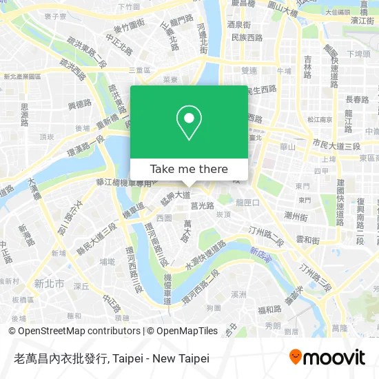 老萬昌內衣批發行 map