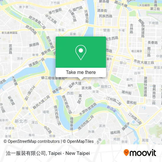 洽一服裝有限公司 map