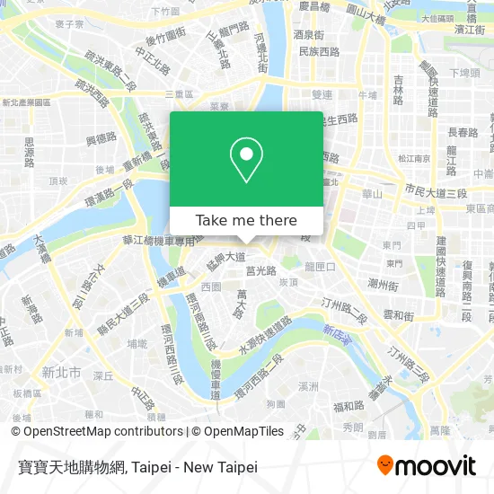 寶寶天地購物網地圖