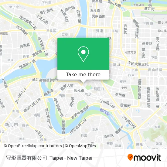 冠影電器有限公司 map
