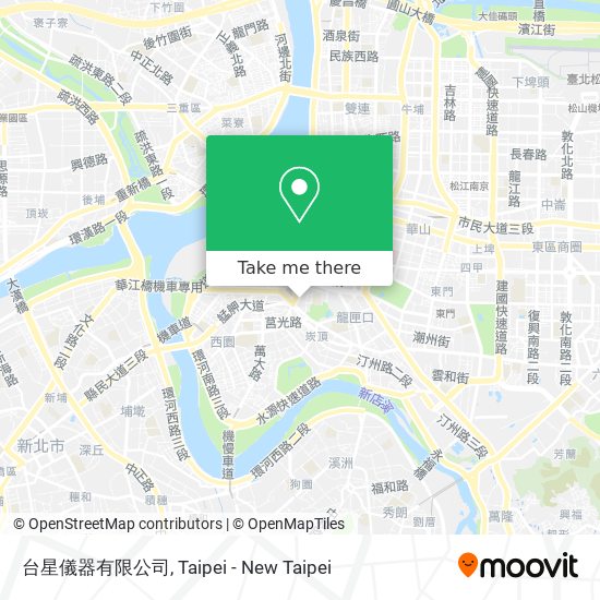 台星儀器有限公司 map