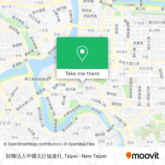 財團法人中國主計協進社地圖