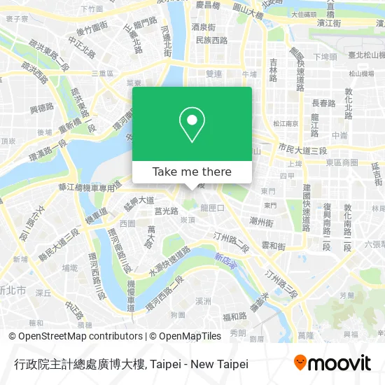 行政院主計總處廣博大樓 map