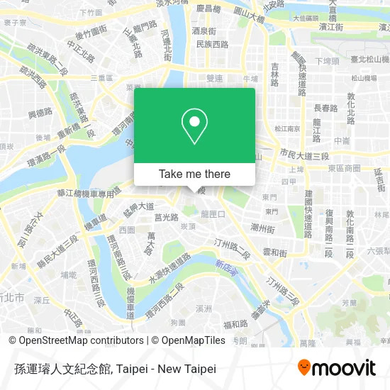 孫運璿人文紀念館地圖