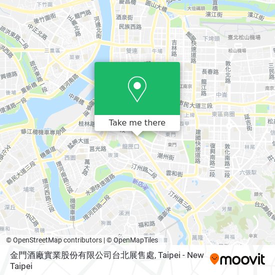 金門酒廠實業股份有限公司台北展售處 map