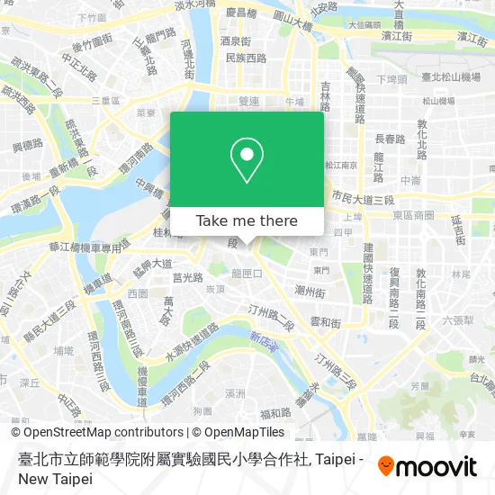 臺北市立師範學院附屬實驗國民小學合作社 map